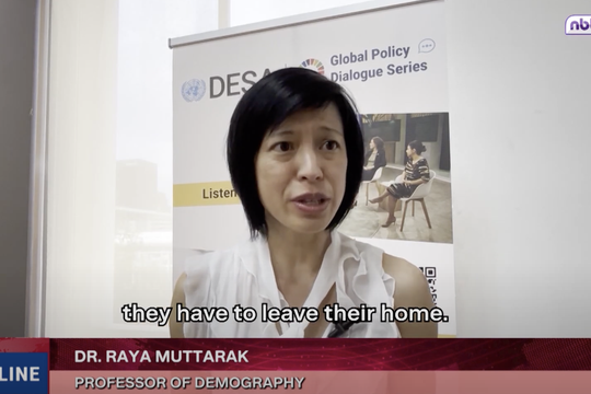 Raya Muttarak interviene al meeting della "UN High-level Advisory Board on Economic and Social Affairs" meeting di Bangkok